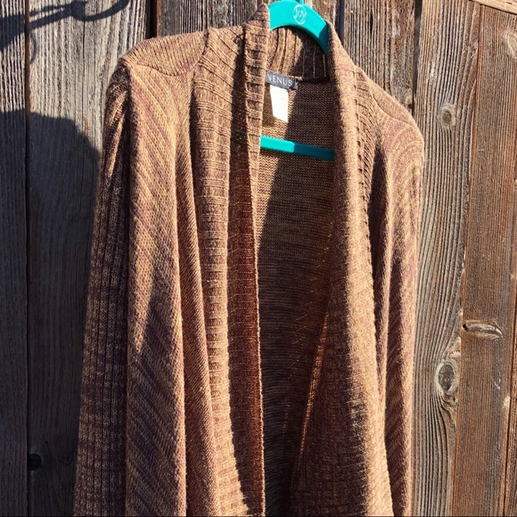 Venus waterfall full length brown duster size small - Picture 4 of 16